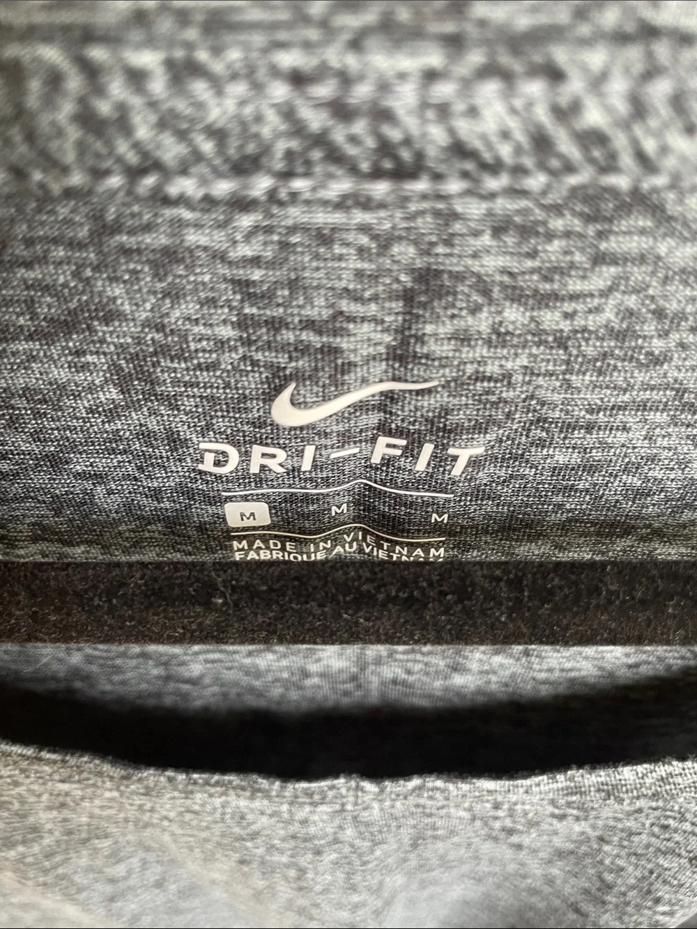 Nike Women's Dark Charcoal Gray Dri-FIT Short Sleeve Tee